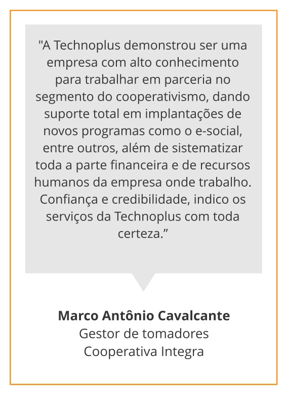 Technoplus Soluções em TI - Depoimento Marco Antônio
